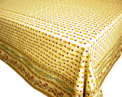 Cotton tablecloth (Fanny. vanilla)